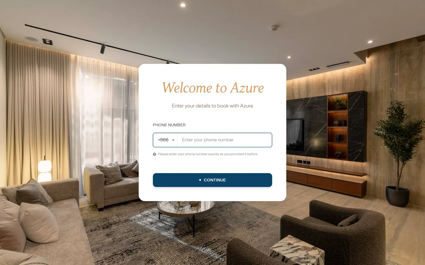 Azure Booking — منصة لجدولة الزيارات والحجوزات. صممتها وبنيتها ونشرتها وأتولى صيانتها بمفردي — من رحلة حجز العميل إلى لوحة تحكم المواعيد.